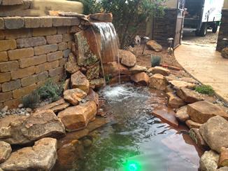 Water feature by Just Sprinklers